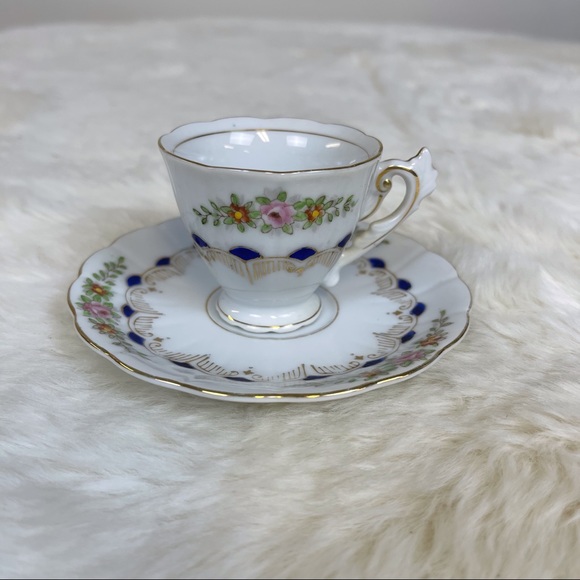 Kitchen Vintage Ucagco Tea Cup And Saucer Set Poshmark